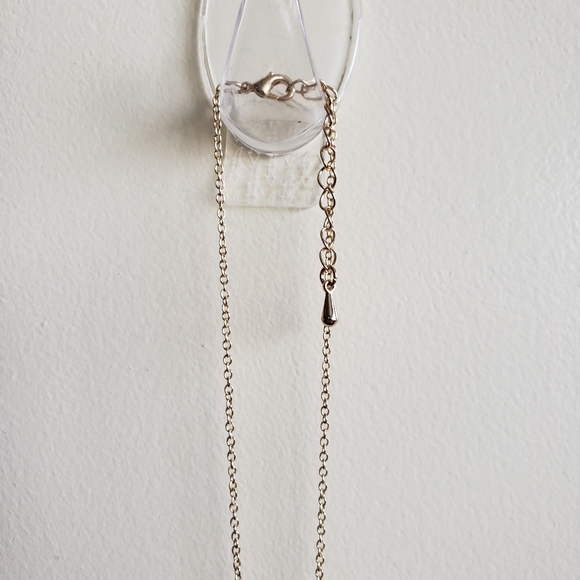 3 Heart Tag Gold Dipped Bridesmaid Necklaces - Picture 6 of 10